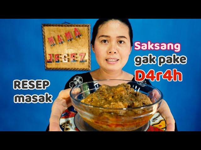 Resep Masak Saksang B2 Tanpa D4r4h