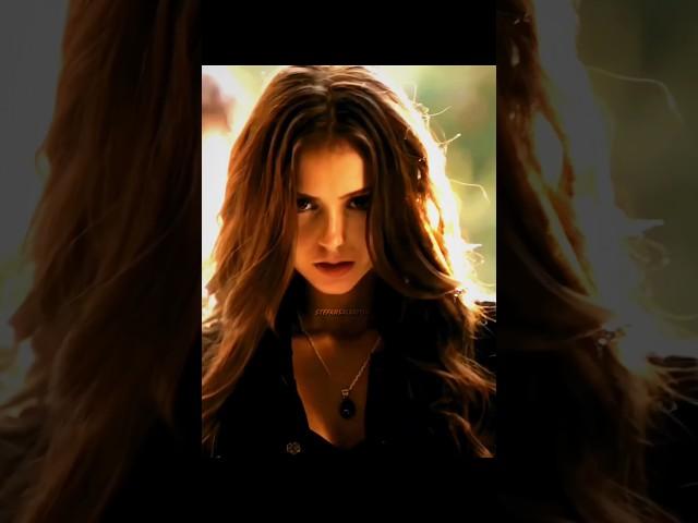 Katherine walks in pretending to be Elena ‍ #thevampirediaries #tvd #katherinepierce #elenagilbert