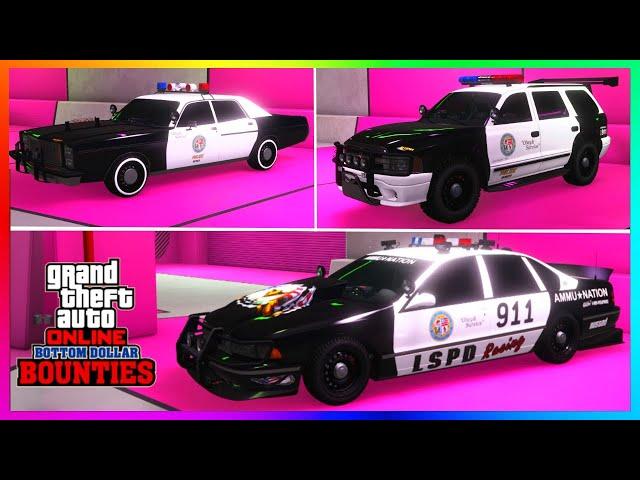 ALL NEW Police Vehicles, COP Cars, IMPALER sz, GREENWOOD, Dorado, GTA 5 DLC 2024 (GTA Online Update)