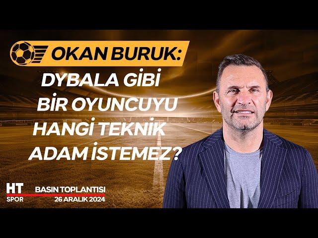 Galatasaray'ın Başarılı Teknik Direktörü Okan Buruk'tan Önemli Açıklamalar - Basın Toplantısı