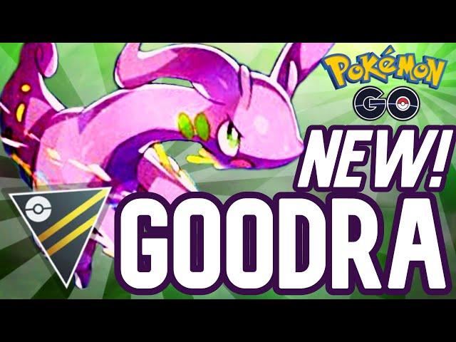 TRYING *BRAND NEW* GOODRA AT LEGEND RANK IN THE ULTRA LEAGUE PREMIER CUP | Pokémon GO Battle League