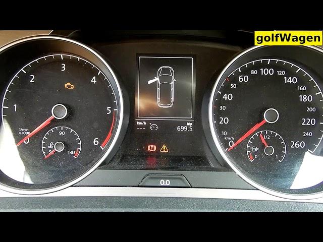 VW Golf 7 fault vehicle lighting problem