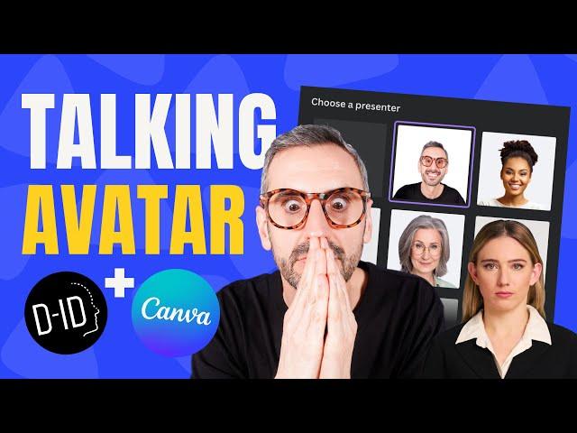 Create a Talking Avatar with D-ID and Canva