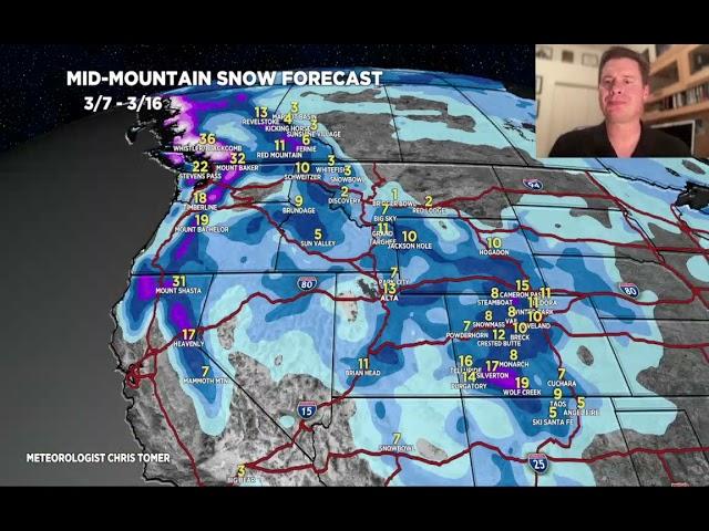 PM Mountain Weather Update 3/7, Meteorologist Chris Tomer