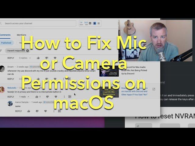 How to Fix Mic or Camera Permissions on macOS or Discord