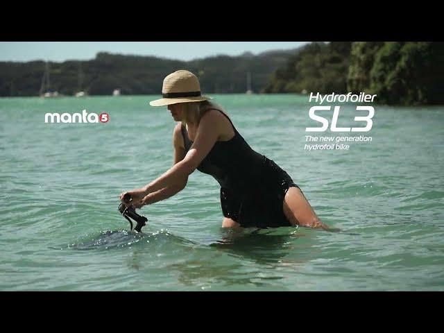 The New Manta5 Hydrofoiler SL3 - First Look | Manta5 Hydrofoil Bikes