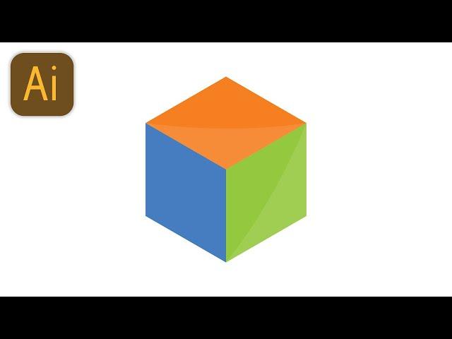 Draw a simple cube (Illustrator Tutorial) — abcinformatic