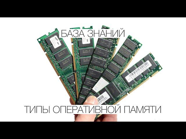 Типы Оперативной Памяти [SIMM, DIMM, DDR, DDR2, DDR3, RIMM] | База Знаний