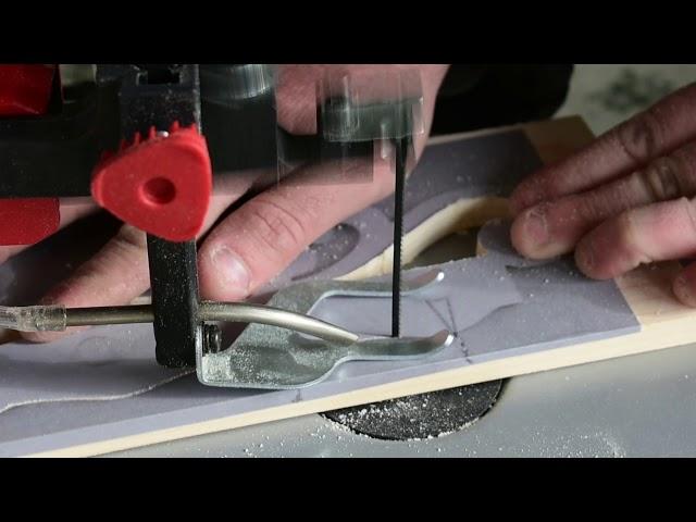 making a hanger with a scroll saw Einhell TC-SS 405 (  Einhell TC-SS 405)