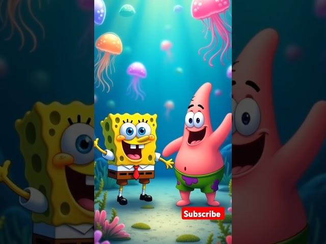 SpongeBob's Epic Jellyfish Festival Adventure | Giant Rainbow Catch #spongebob #nickelodeon #cartoon