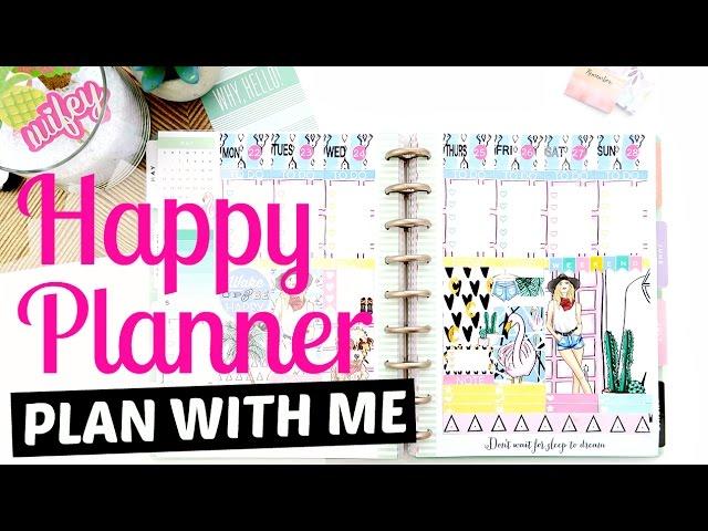 Plan With Me //The Happy Planner//Savannah Sticker Kit