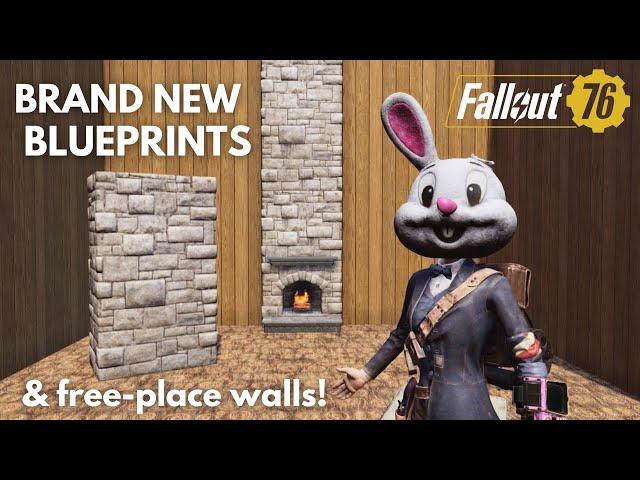 Tips and Tricks Using The New "Old Glory" Fireplace | Fallout 76 Camp Building + Blueprints