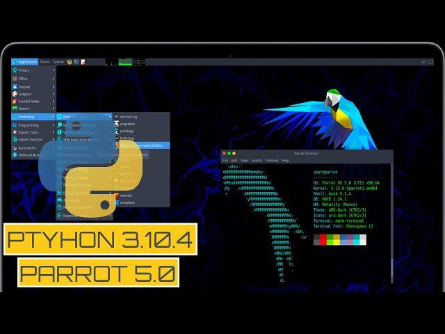 How to Install Python 3.10.4 on Parrot 5 Electro | Compile Python 3.10 from Source on Parrot 5 LTS