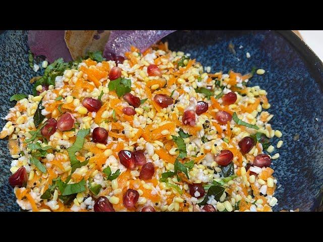 Kosambari Salad/Moong Dal Carrot Salad