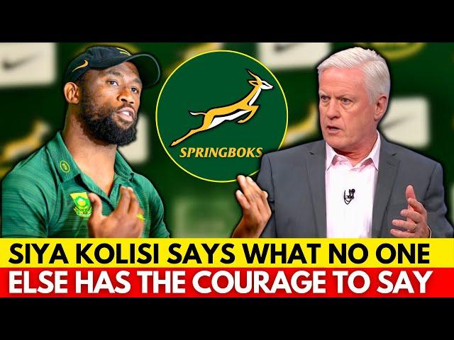 SIYA KOLISI BREAKS THE SILENCE AND SAYS WHAT EVERYONE SHOULD HEAR | SPRINGBOKS NEWS