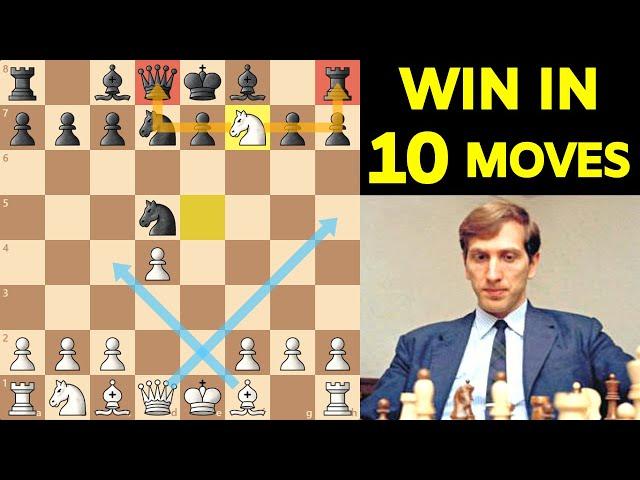 Fischer CRUSHED The World's No.3 Player in 10 Moves | Beat Everyone With this TRAP!