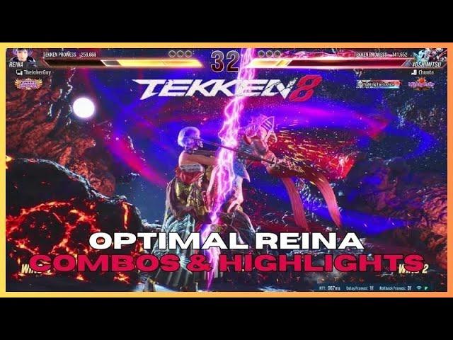 Tekken 8 | Optimal Reina Combos & Highlights..!!