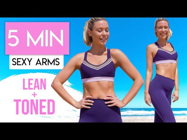 GET LEAN and TONED PILATES ARMS  5 Minute Arm Workout to LOSE ARM FAT