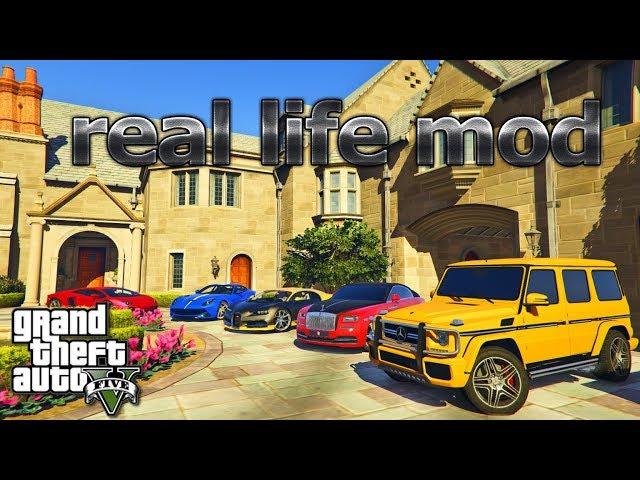 КАК УСТАНОВИТЬ МОД НА РЕАЛЬНУЮ ЖИЗНЬ В GTA 5 +Дополнительные моды