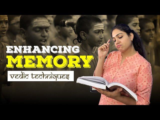 Enhance your memory 10x | Vedic techniques to memorise