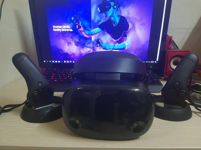 Samsung Odyssey Plus Windows Mixed Reality Headset Unboxing + First Impressions + Through the Lenses