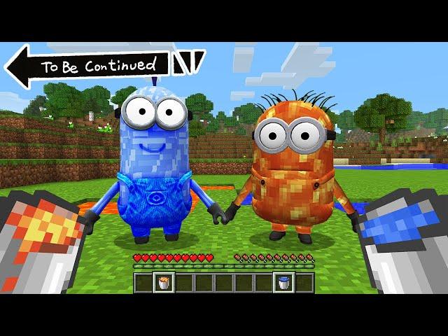 THIS is WATER MINION vs LAVA MINION in MINECRAFT ! Minions - Gameplay Movie traps