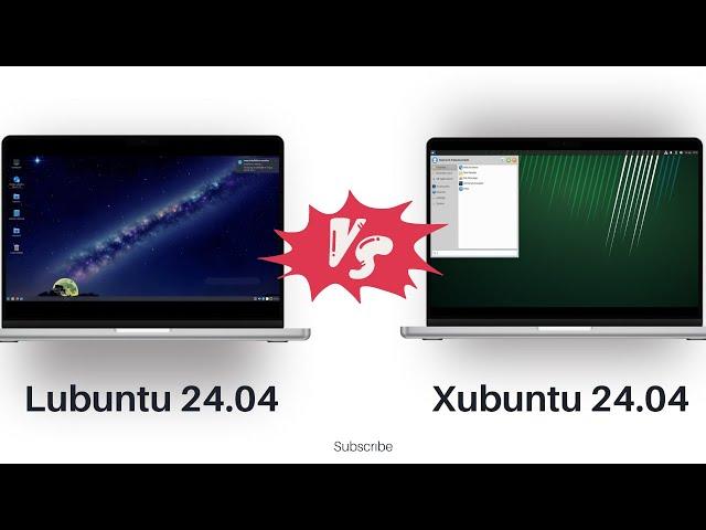 Lubuntu 24.04 vs Xubuntu 24.04  (RAM Consumption)