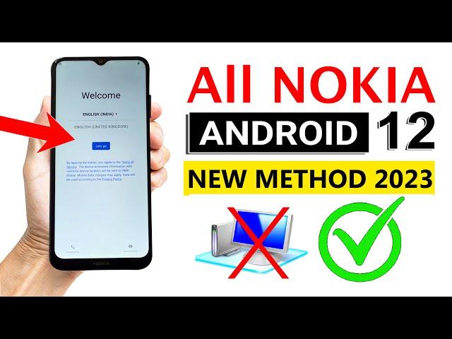 All Nokia ANDROID 12 Google account bypass  100% Working! (No Need computer)