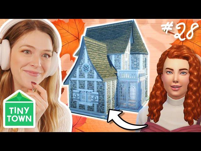 building a TINY STORYBOOK CASTLE in the sims 4 | Tiny Town Pink #28