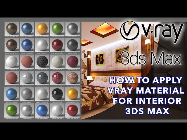 How to Apply VRay  Material in 3Ds Max