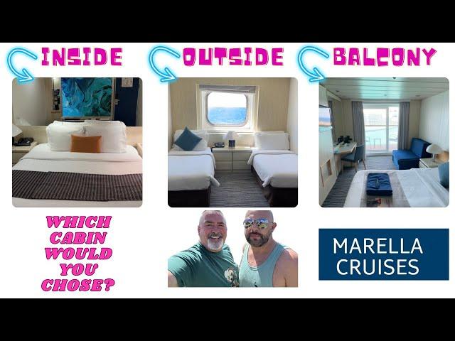 Marella Voyager, Inside, Outside or Balcony cabin, what would you chose?  #cabin #marella #voyager