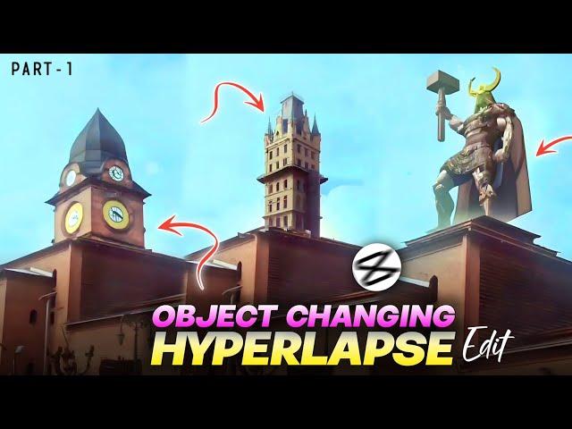 Trending AI OBJECT CHANGING Reels Video Editing ~ Capcut | Viral HYPERLAPSE Reels Tutorial