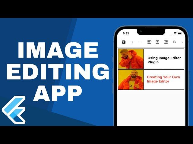 Flutter Tutorial: Build Your Own Image Editing App | Dart | Flutter From Scratch