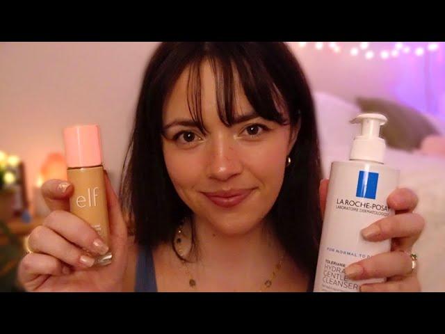 ASMR Current Favorites (makeup, skincare, pampering, whispers)