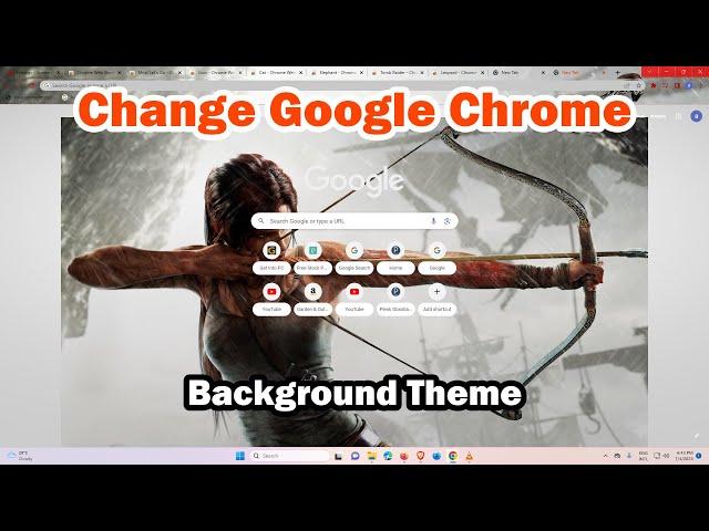 How to Change Google Chrome Background Theme - 2024