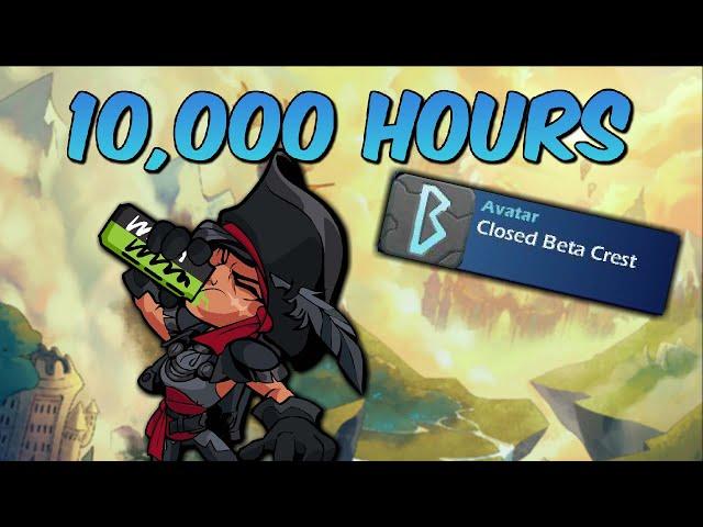 What a Brawlhalla Account with 10,000 Hours looks like