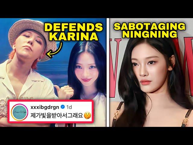 G-Dragon Stands Up for Karina & SM Accused of Sabotaging Ningning #kpop