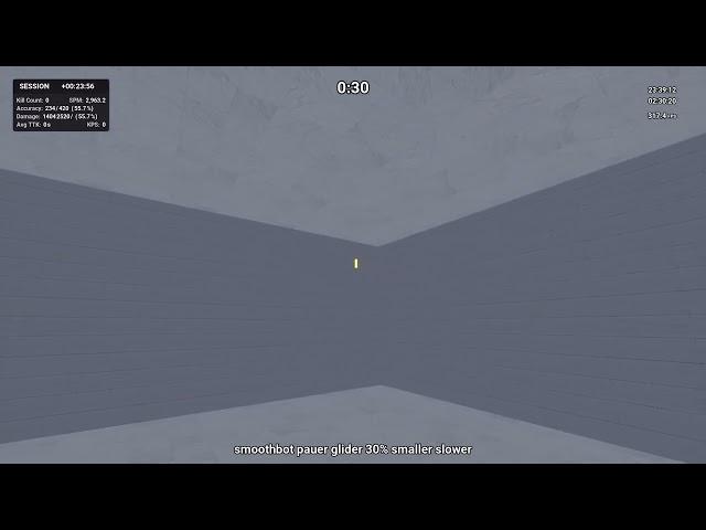 smoothbot pauer glider 30% smaller slower WR