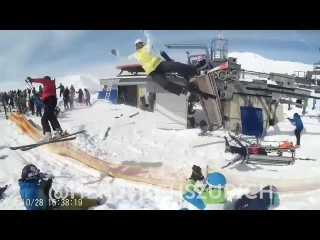 ski lift out of control | Gudauri Georgia 2018