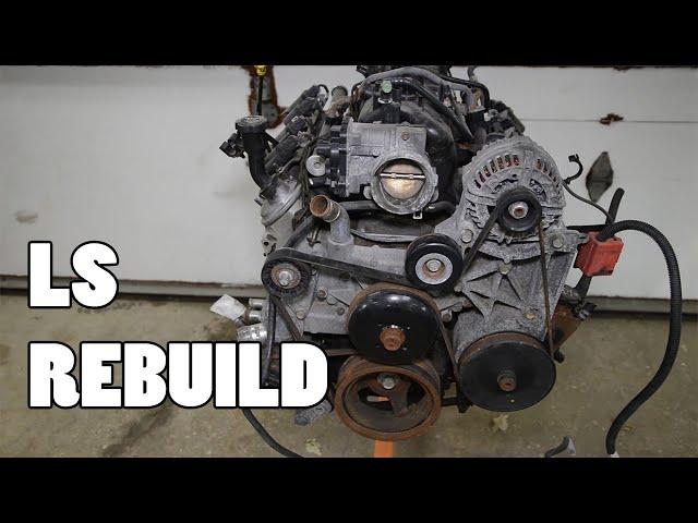 LS engine FULL rebuild (15min time lapse)