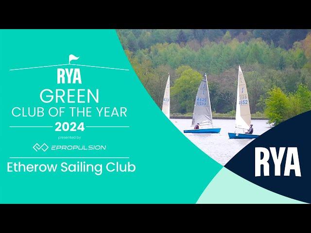 GREEN CLUB OF THE YEAR 2024 - Etherow Sailing Club