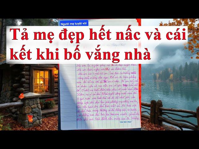 Bài văn tả mẹ xinh như Tiên khi bố vắng nhà có CHÚ KHẢI hay SANG CHƠI và cái kết p302