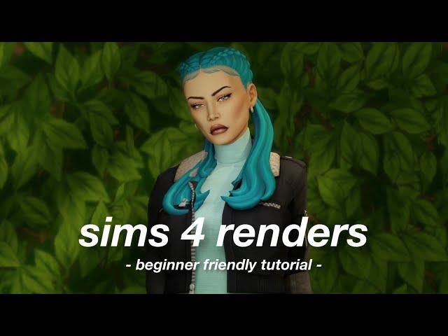 BEGINNER Sims 4 Blender Render Tutorial || solitasims