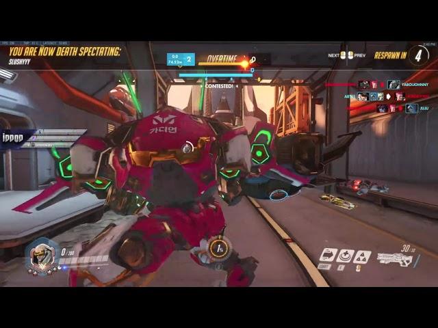 Overwatch Human Aimbot IDDQD Playing Soldier 76 = Easy Win