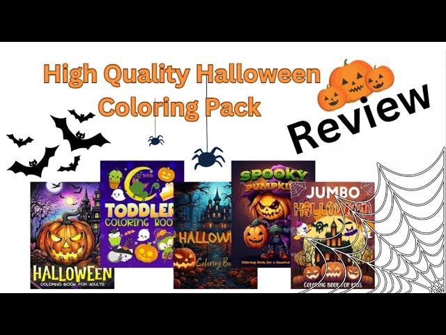 High Quality Halloween Coloring Pack Review | Halloweens | kindle | plr | ebook   SJ Review