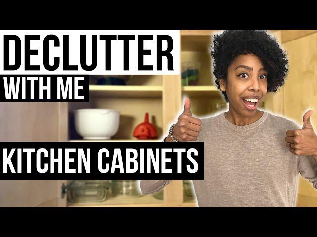 DECLUTTER WITH ME - KITCHEN CABINETS:  kitchen declutter and organization 2021 #megamarchmotivation