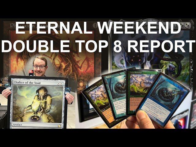 DOUBLE TOP 8! My 2024 Eternal Weekend Tournament Report. Pittsburgh and Prague. MTG Legacy Vintage