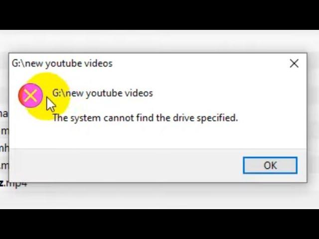 The system cannot find the drive specified (Voidtools Everything)