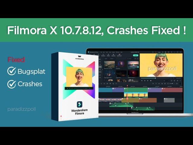 Fixed Filmora X 10.7, Bugs Plat, Crashes