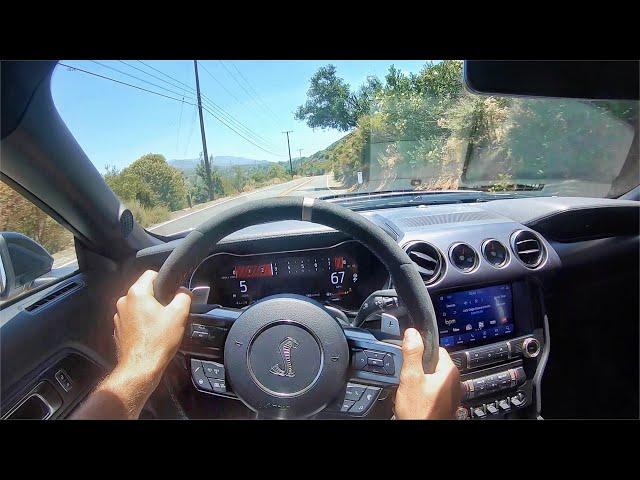 2020 Ford Mustang Shelby GT500 POV Street + Canyon Drive (3D Audio)(ASMR)